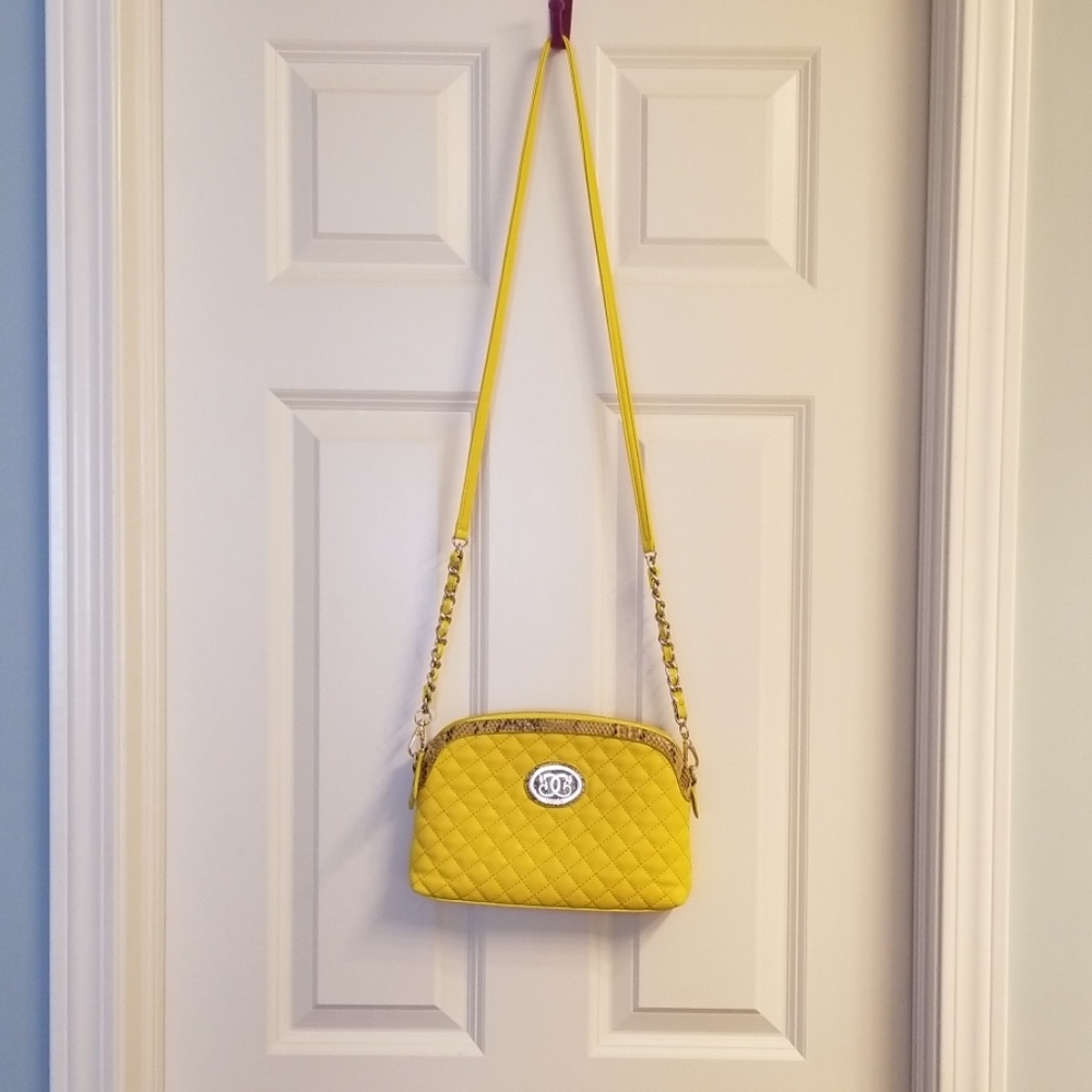 Sharif Yellow Small Crossbody/Clutch Handbag